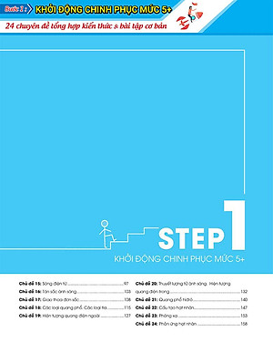 Sách 3 STEP - Tiết Lộ Bí Quyết 3 Bước Đạt Điểm 8+ Vật Lý