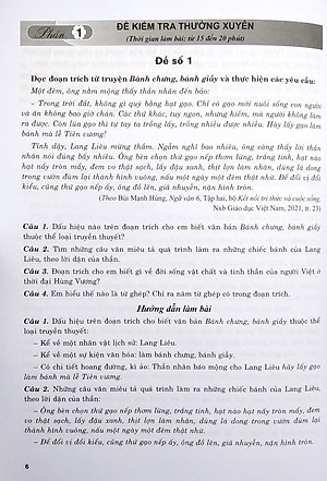 Ôn Tập - Kiểm Tra Nâng Cao Và Phát Triển Năng Lực Ngữ Văn 6 - Tập 2