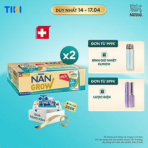 Bộ 2 Thùng 36 hộp Sữa pha sẵn Nestlé NANGROW  sữa mát công thức từ Thụy Sĩ 9(4 x 110ml) - (Bé từ 1 tuổi)