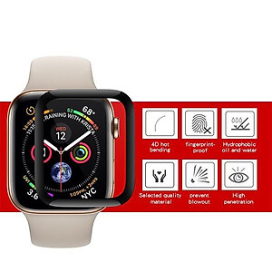 Miếng dán Cường lực Apple Watch Coteetci 4D dành cho Apple Watch (hàng chính hãng)
