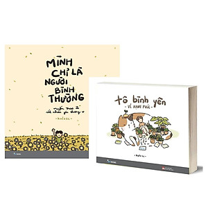 Combo sách 2 cuốn - Tô vẽ bình yên - Mình chỉ là người bình thường