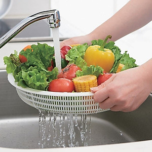 Bộ khay đựng rau củ tròn Nakaya 1.8L - Hàng nội địa Nhật Bản nhập khẩu chính hãng