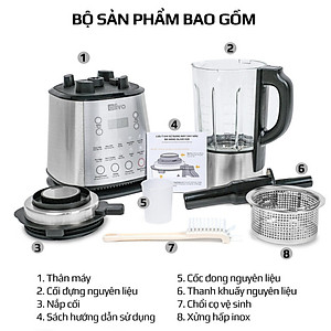 Máy Xay Sửa Hạt Olivo X20 Plus Thương Hiệu Mỹ 12 Chương Trình - Hàng Chính Hãng