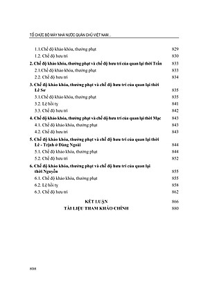 Tổ Chức Bộ Máy Nhà Nước Quân Chủ Việt Nam Từ Năm 939 Đến Năm 1884