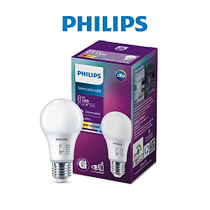 Bóng đèn Philips LED Bulb A60 DS FR DIM thay đổi nhiệt độ màu - Công suất (8W, 13W)