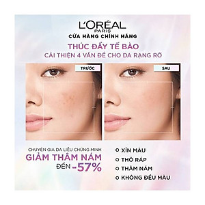 [L'OREAL PARIS] Kem Dưỡng Ban Đêm AHA Giúp Mờ Thâm Nám Và Cấp Ẩm Tối Ưu Glycolic Bright Glowing Cream Night 50/15/7.5ml
