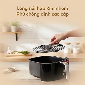 Nồi chiên không dầu điện tử Sharp 6.8 lít KF-AF68EPV - Hàng chính hãng