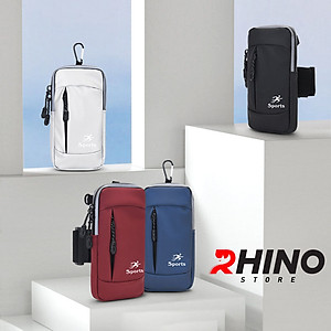 Túi đựng Điện Thoại tới 6.8 Inch Đeo tay chạy bộ, Tập thể dục Rhino B122 Kháng nước, có thể cắm tai nghe