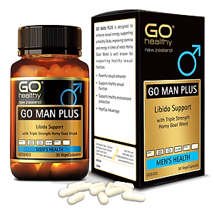 GO MAN PLUS 30 VIÊN - Viên uống tăng cường sinh lý nam, cải thiện và làm chậm quá trình mãn dục nam nhập khẩu chính hãng GO Healthy New Zealand