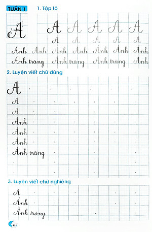 Sách Luyện Viết Đúng, Viết Đẹp 2 - Tập 1