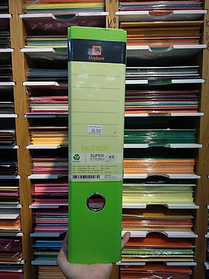 Bìa còng Elephant 7.5 cm 2100F-Xanh Lá