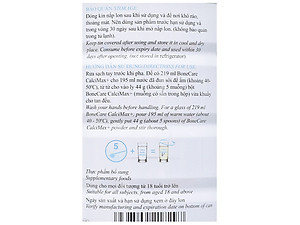 Sữa bột Wincofood Bonecare Calcimax+ 850g dành cho người từ 18 tuổi trở lên bổ sung canxi - Collagen và đường Isomalt phòng ngừa loãng xương, giúp chống lão hóa đẹp da và ngừa tiểu đường.