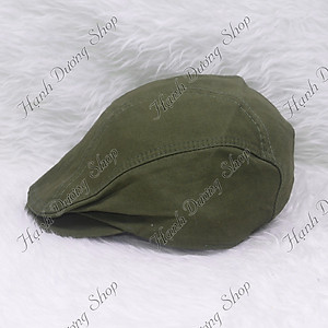 Nón beret bít đuôi, thiết kế mỏ vịt độc đáo, quà tặng cho người trung niên, vòng đầu 58cm - Hạnh Dương