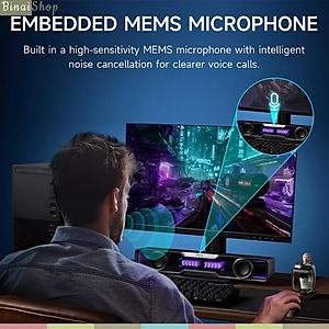 Edifier QS30 - Loa Máy Tính, Kết Nối Bluetooth V5.4 Và USB-A, Micro Tích Hợp, Công Suất 2,5W+2,5W, Hiệu Ứng Ánh Sáng - Hàng chính hãng