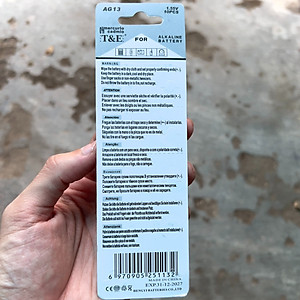 10 Viên Pin Cúc Áo LR44 - AG13 - L1154 Vinnic 1,5V