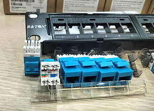 Patch Panel CAT6 UTP 24 cổng - BTON- model 70406446- hàng chính hãng