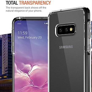 Ốp lưng dẻo silicon cho Samsung Galaxy S10e hiệu Ultra Thin (siêu mỏng 0.6mm, chống trầy, chống bụi) - Hàng nhập khẩu