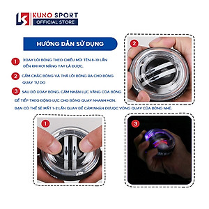 Bóng tập cổ tay GYROBALL thể dục tự khởi động, dành cho người chơi thể thể thao, người làm văn phòng xả tress, luyện tập