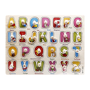 Set 5 bảng ghép hình có núm _ đồ chơi giáo dục MK02