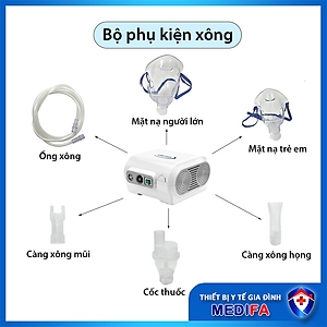 Máy xông khí dung, hút mũi, máy 2 trong 1 OROMI Model C28M - Hàng chính hãng