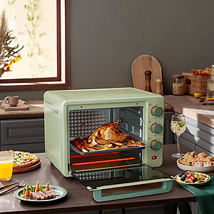 Lò Nướng Điện Kiêm Hấp Đa Năng BEAR DKX-C20R5 Dung Tích 18 Lít Công Suất 1200 W - Hàng Chính Hãng