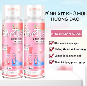 Chai Xịt Khử Mùi Giày Dép Công Nghệ NaNo Ag+ , Xịt Khử Mùi Hôi Chân, Xịt Giày Khử Mùi Khử Vi Khuẩn 99% loại bỏ mùi hôi giày dép - Hàng chính hãng