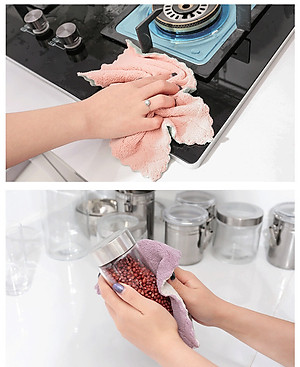 Khăn Lau Đa Năng Siêu Thấm Nước 2 Lớp