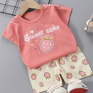 Đồ bộ cho bé gái Easy Baby từ 8-17kg, quần áo bé gái chất vải cotton thoáng mát (SG-410)