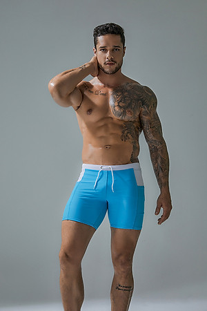 Quần Bơi Nam Boxer Có Túi CLEACCO DEENYT Chất Liệu Nylon Cao Cấp , Chống Thấm , Nhanh Khô Form Fitness Thời Trang (Tặng kèm nón bơi + bịt tai silicon) - Hàng Chính Hãng