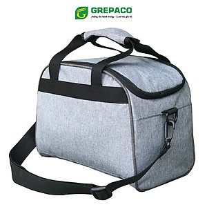 Túi Đựng Hộp Cơm Giữ Nhiệt Grepaco Nhiều Ngăn Đựng Đồ Thức Ăn Nóng Lạnh Văn Phòng, Mẹ Bỉm Du Lịch – Vải Bố Canvas, Kích Thước Size To (Cỡ Lớn), Kiểu Quai Xách Và Đeo Vai - Tặng Túi Đựng Muỗng Nĩa - Hàng Chính Hãng