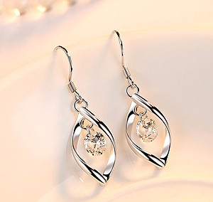 Bông Tai nữ móc xoắn tình yêu mix đã nhân tạo siêu quyến rũ