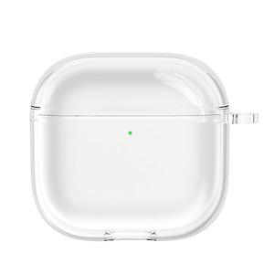 Ốp Case TPU Trong Suốt Dành Cho Airpods 4/ Airpods Pro 3, chống ố vàng, chống sốc kèm móc treo_ Hàng chính hãng