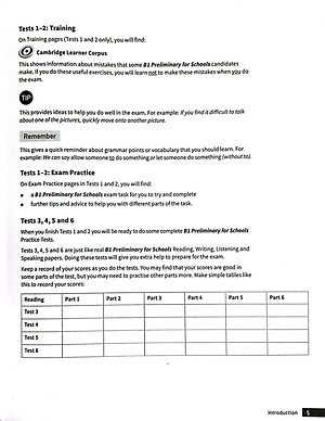 B1 Preliminary for Schools Trainer 1 for the Revised 2020 Exam Six Practice test With Answers and Teacher's Notes With Downloadable Audio