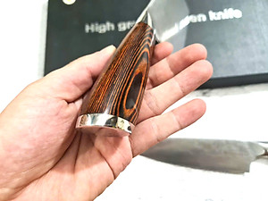 DAO - BỘ 3 DAO BẾP NHẬT BẢN THÉP DAMASCUS MÃ A4 DT2 nt topcomshop vn