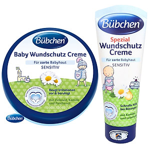 Bộ Kem Chống Hăm Bubchen 150ml Và Kem Đặc Biệt Giảm Hăm, Dưỡng Da Bubchen 75ml