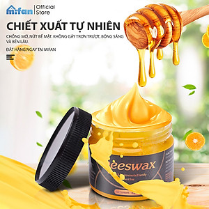 Sáp Ong Đánh Bóng Đồ Gỗ, Sàn Gỗ Mifan Beeswax 80gr - Làm mới, Phục hồi màu gỗ, vết xước bàn ghế, tủ, cửa gỗ - Hàng chính hãng
