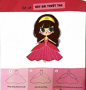 Sách Tay Khéo Tay Xinh - Vẽ Công Chúa