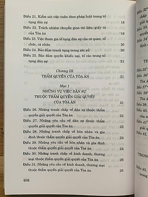 Bộ luật tố tụng dân sự 2015 (sửa đổi bổ sung năm 2019, 2020, 2022, 2023, 2024, 2025)