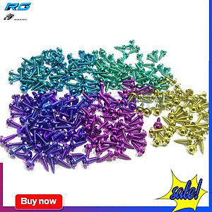 Ốc Gắn Dàn Áo 5Li-6Li Đặc Biệt Ốc Gr5 Titan Và Lục Bảo ( 1 Con)