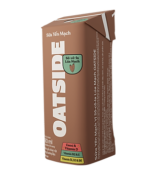 Thùng 24 hộp Sữa yến mạch OATSIDE vị Sô-cô-la Lúa Mạch 180ML