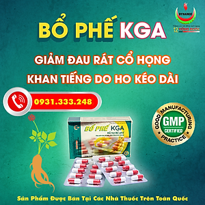 BỔ PHẾ KGA - NĂNG ĐỘNG - BỔ PHẾ GIẢM HO