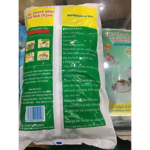 Chè thanh nhiệt Thái Bình, loại trà thanh nhiệt giải độc, mát gan, chè thanh lọc cơ thể, gói lớn (100 gói x 10g)