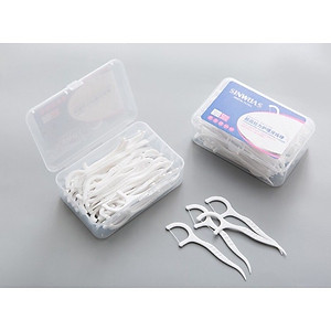 Hộp 50 cây  tăm chỉ nha khoa ,an toàn dễ sử dụng và chăm sóc răng miệng