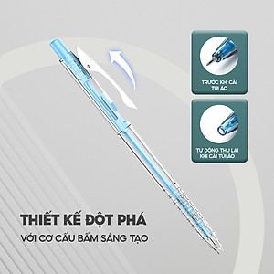 Combo 20 Bút bi màu pastel PRO 027 Thiên Long TL-105