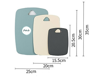 Thớt Nhựa Kháng Khuẩn 5D Cao Cấp - Chính Hãng ( Giao màu ngẫu nhiên)