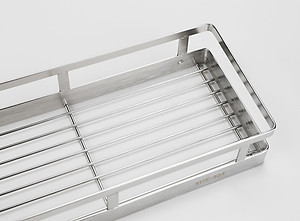 Kệ đựng gia vị inox 304 dán tường Hobby home decor KGV size tùy chọn