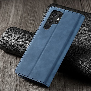 Bao Da Bò Non Dành Cho SamSung Galaxy S23 Ultra Chính Hãng Forwenw Có Ngăn Đựng Tiền và Thẻ - Hàng Nhập Khẩu