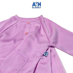 Bộ quần áo bà ba dài unisex Tím trơn lụa ngọc trai - AICDBG6BOGQP - AIN Closet