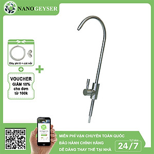 Vòi máy lọc nước Inox 304, Không Chì an toàn cho sức khoẻ - Hàng Chính Hãng