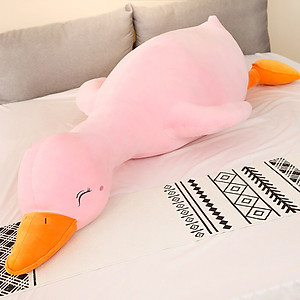 Gấu Bông Vịt Lười, Ngỗng Lười Mềm Mịn Siêu Hot - Vịt Trầm Cảm, Mệt Mỏi Dễ Thương (25cm----1m6) Gối Ôm Vịt Lười Siêu To Vải Miniso 4 Chiều Mềm Mịn Êm Ái Hàng Cao Cấp